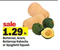 Meijer Butternut, Acorn, Buttercup Kabocha or Spaghetti Squash offer