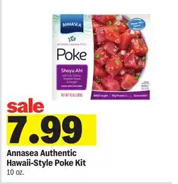 Meijer Annasea Authentic Hawaii-Style Poke Kit offer