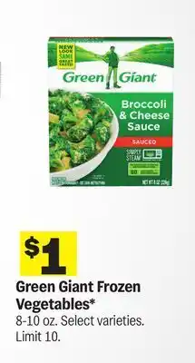 Meijer Green Giant Frozen Vegetables offer