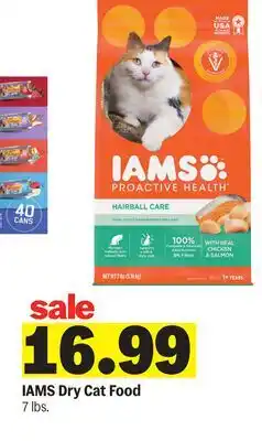 Meijer IAMS Dry Cat Food offer
