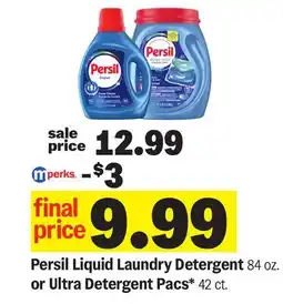 Meijer Persil Liquid Laundry Detergent 84 oz. or Ultra Detergent Pacs* 42 ct offer