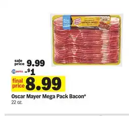 Meijer Oscar Mayer Mega Pack Bacon offer