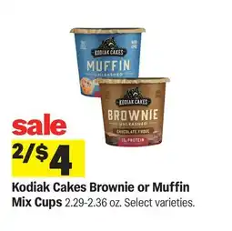 Meijer Kodiak Cakes Brownie or Muffin Mix Cups offer