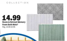 Meijer Room & Retreat Memory Foam Bath Mats offer