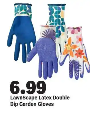 LawnScape Latex Double Dip Garden Gloves