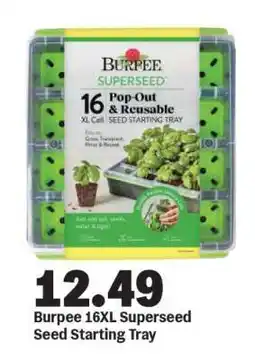 Meijer Burpee 16XL Superseed Seed Starting Tray offer