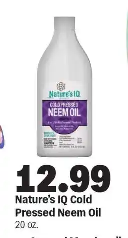 Meijer Nature’s IQ Cold Pressed Neem Oil offer