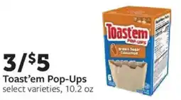 Fareway Toast'em Pop-Ups offer