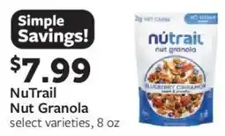 Fareway NuTrail Nut Granola offer