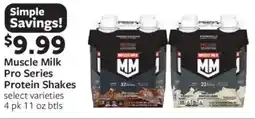 Fareway Muscle Milk Pro Series Protein Shakes offer