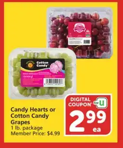 Vons Candy Hearts or Cotton Candy Grapes offer