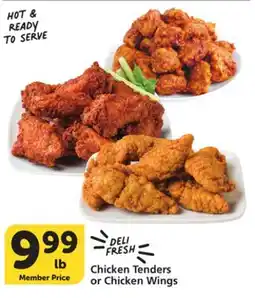 Vons Chicken Tenders or Chicken Wings offer
