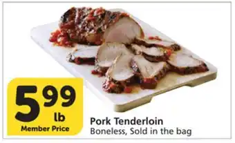 Vons Pork Tenderloin offer