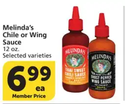 Vons Melinda's Chile or Wing Sauce offer