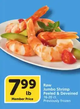 Vons Raw Jumbo Shrimp offer