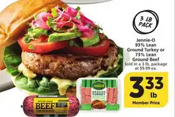 Albertsons Jennie-O 93% Lean Ground Turkey or 73% Lean Ground Beef offer