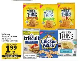 Albertsons Nabisco Snack Crackers offer