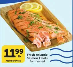 Albertsons Fresh Atlantic Salmon Fillets offer