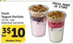 Albertsons Fresh Yogurt Parfaits offer