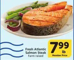 Albertsons Fresh Atlantic Salmon Steak offer