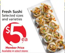 Albertsons Fresh Sushi offer