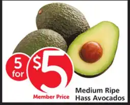 Albertsons Medium Ripe Hass Avocados offer