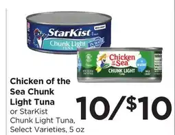 Food 4 Less Chicken of the Sea Chunk Light Tuna offer