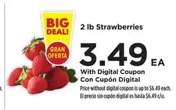 Food 4 Less 2 lb Strawberries offer