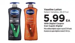 Food 4 Less Vaseline Lotion offer
