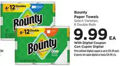 Food 4 Less Bounty Paper Towels offer