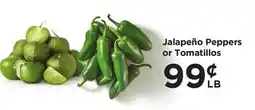 Food 4 Less Jalapeño Peppers or Tomatillos offer