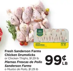 Food 4 Less Fresh Sanderson Farms Chicken Drumsticks offer