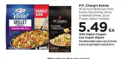 Food 4 Less P.F. Chang's EntrΓ©e offer
