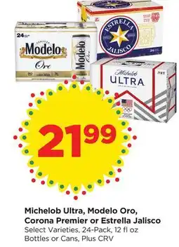 Food 4 Less Michelob Ultra, Modelo Oro, Corona Premier or Estrella Jalisco offer