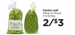 Food 4 Less Cactus Leaf offer