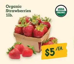 Sprouts Farmers Market Organic Strawberries offer