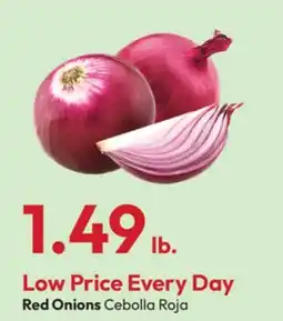 Stater Bros Red Onions offer