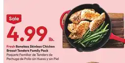 Stater Bros Fresh Boneless Skinless Chicken Breast Tenders offer
