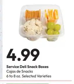 Stater Bros Service Deli Snack Boxes offer