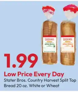 Stater Bros Stater Bros. Country Harvest Split Top Bread offer