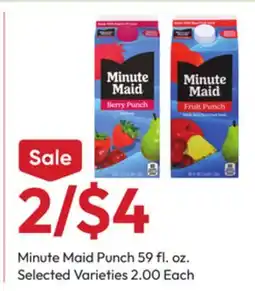Stater Bros Minute Maid Punch offer