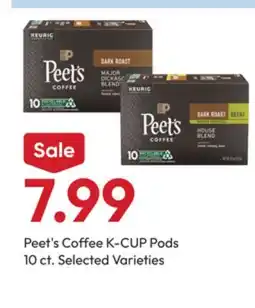 Stater Bros Peet's Coffee K-CUP Pods offer