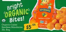 Sprouts Farmers Market Organic Cuties Seedless Mandarins offer