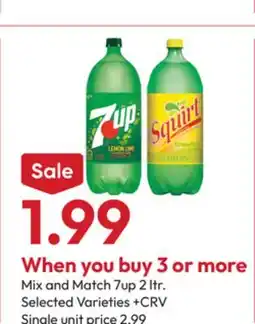 Stater Bros Mix and Match 7up offer