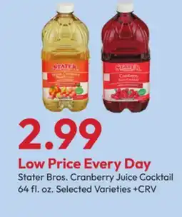 Stater Bros Stater Bros. Cranberry Juice Cocktail offer