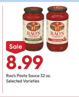 Stater Bros Rao's Pasta Sauce offer