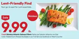 Stater Bros Skinless Atlantic Salmon Fillets offer