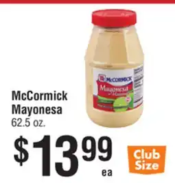 Smart & Final McCormick Mayonesa offer