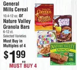 Smart & Final General Mills Cereal or Nature Valley Granola Bars offer