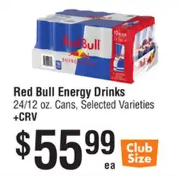 Smart & Final Red Bull Energy Drinks offer
